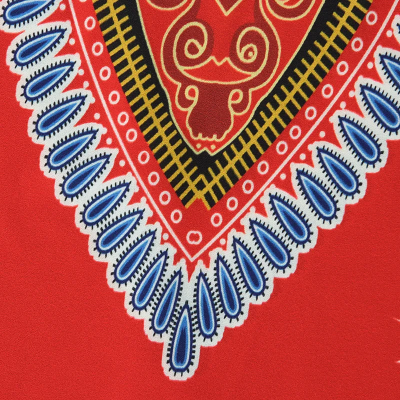 Модная одежда красного цвета в африканском стиле Новинка 2020 года Летнее платье