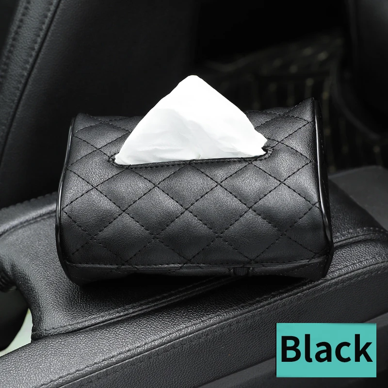 

Sun Visor Chair Back Mounted Car Tissue Box For Car Creative Automobile Supplies Paper Towel Cover, Paper Towel Bag