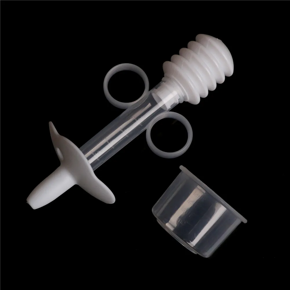 

1Pc Hot Anti Choking Infant Needle Type Tool PP Baby Care Untensils Syringe Medicine Feeder with Scale Measuring Cup