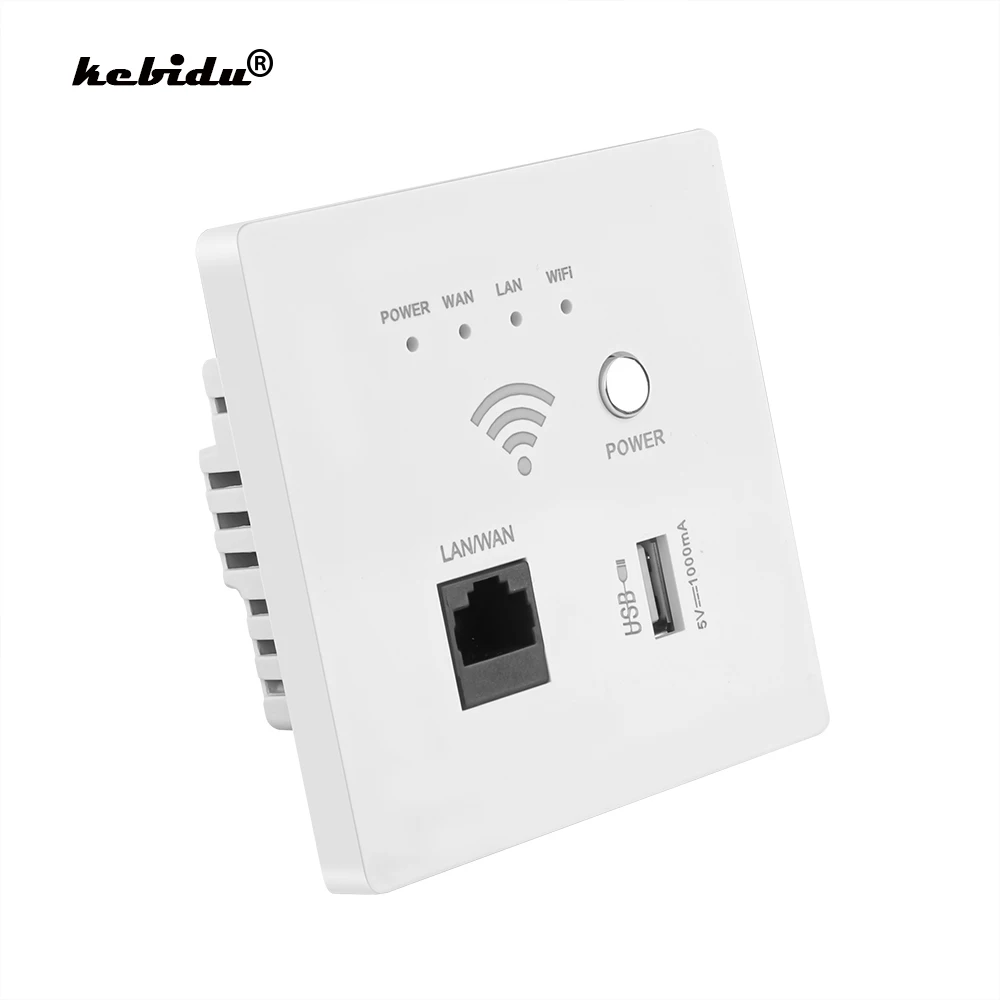 

Dropship 300Mbps 220V power AP Relay Smart Wireless WIFI repeater extender Wall Embedded 2.4Ghz Router Panel usb socket rj45 New