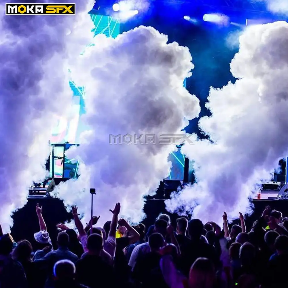 Беспошлинная светодиодная CO2 струйная Машина DMX Cryo Fog машина 12x3 Вт сценический