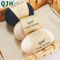 10pcs undyed natural organic mongolian 100 yak wool yarn for hand knitting crochet diy soft for fashion garments baby clothes