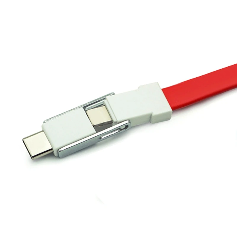 3 в 1 брелок Usb Магнитный зарядный кабель синхронизации данных для Iphone Android type C
