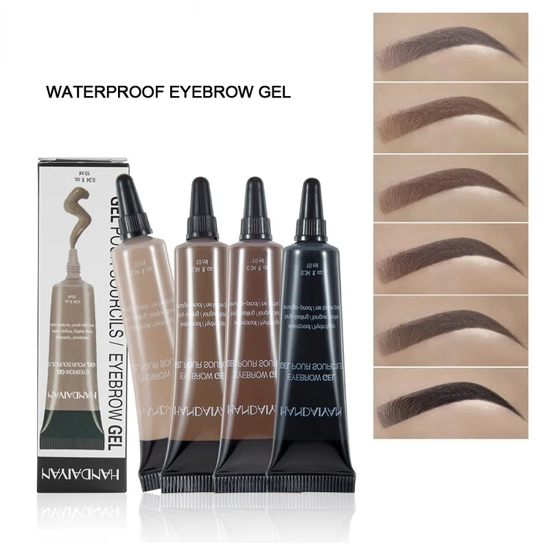

Pro Eyebrow Cream Gel Makeup Eyebrow Tattoo Pen Tint Long Lasting Waterproof Henna Eyebrow For Quick Drying Dyeing Eyebrow Cream