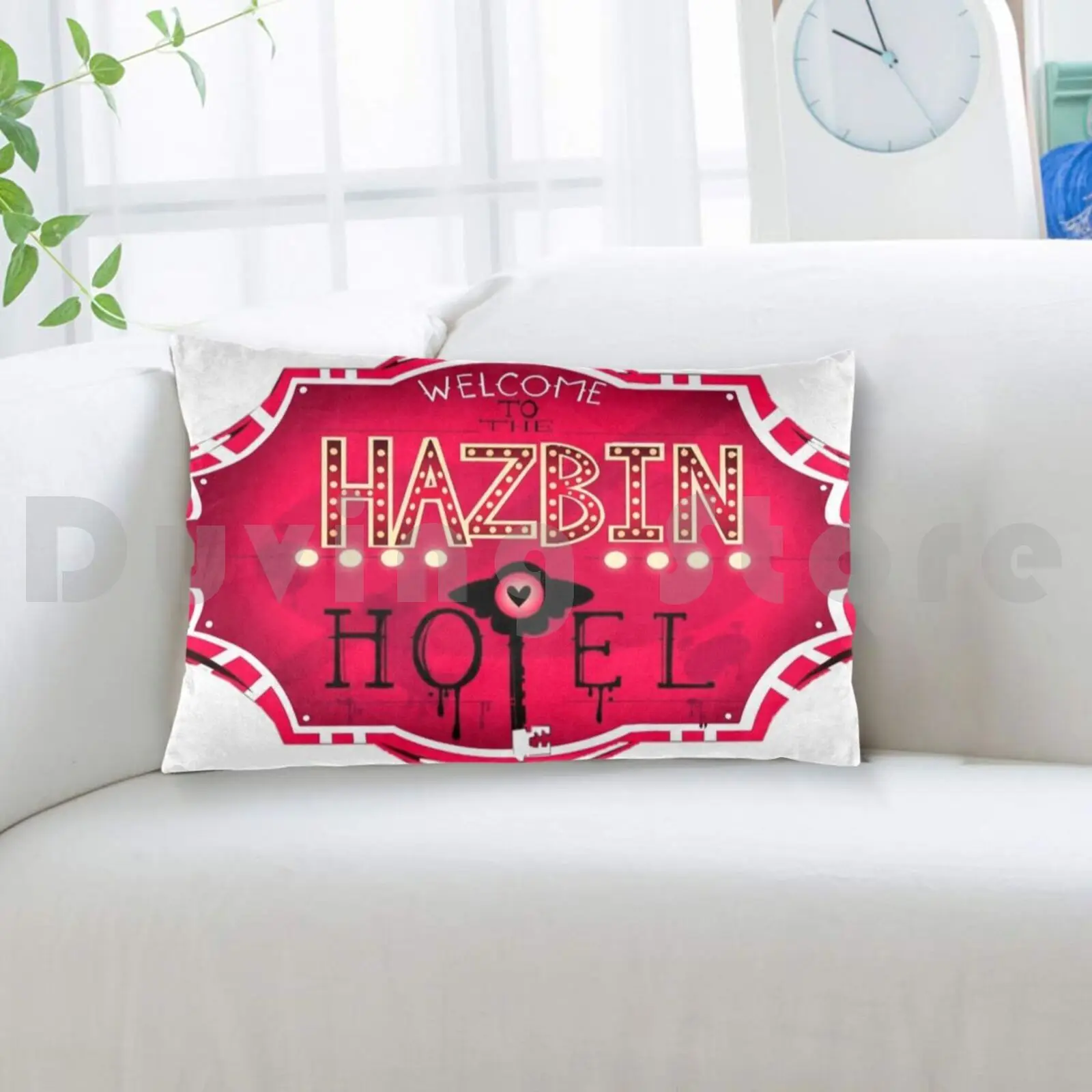 LogoPillow чехол милый логотип мультфильм Чарли аластор Ангел пыль