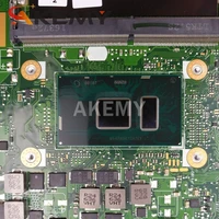 Akemy X556UQK motherboard For Asus X556UV X556UQ X556UQK X556UVK laptop motherboard 4GB RAM I5-7200U SR2ZU CPU GT940M-2G Test Ok
