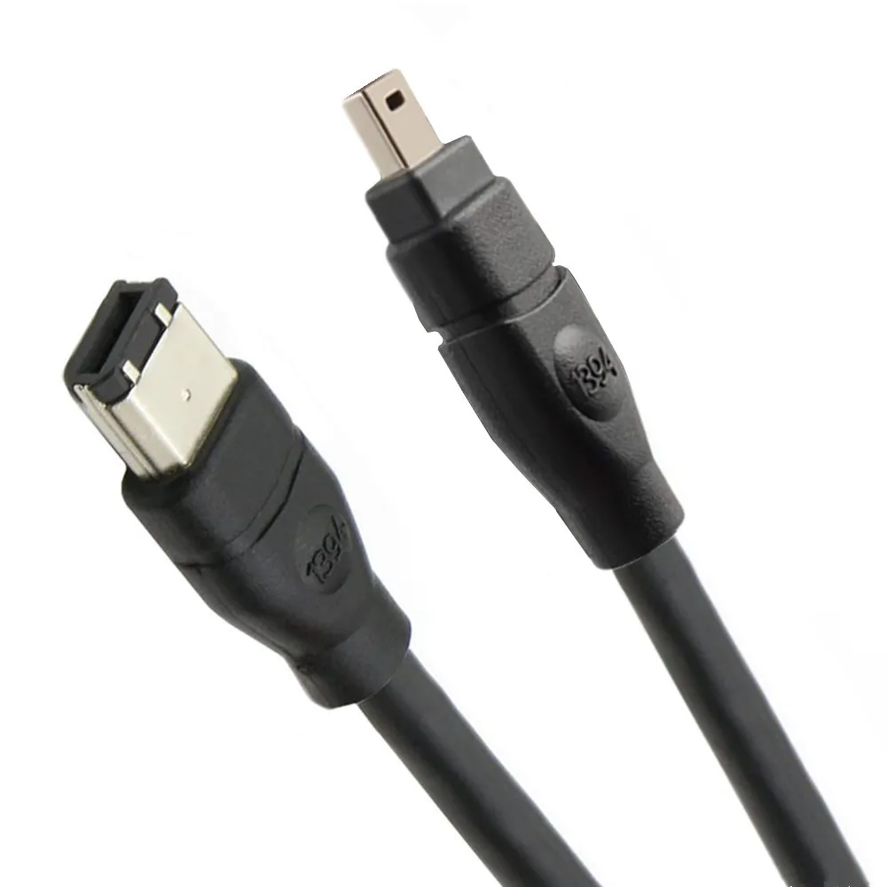 

Пожарный провод 1,8 м, 3 м, 4,5 м, 6 контактов на 4 контакта, IEEE 1394 iLink DV кабель для аудио-и видеоустройств до 400 Мбит/с