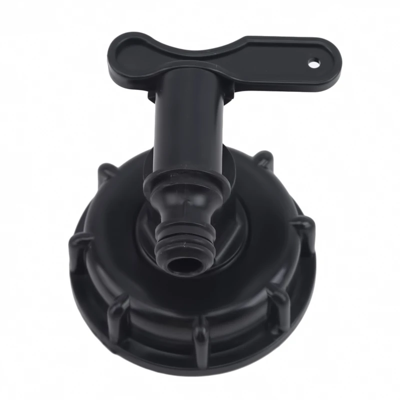 

Barrel Valve Tittings Black 1000L IBC Tank Valves Water Connector Tank Garden Hose Adapter Fittings Switch