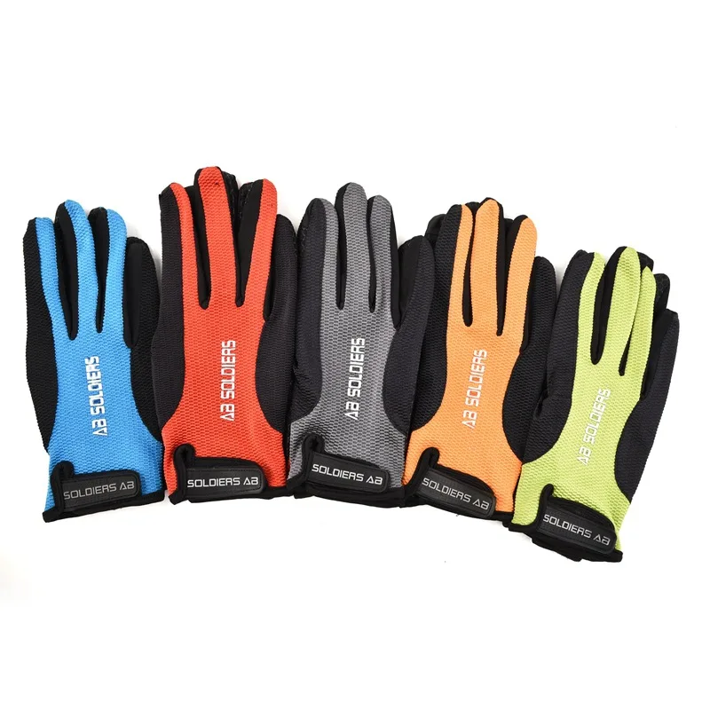 

Cycling Breathable Non-Slip Touch Screen Gloves Outdoor Mountaineering Climbing Fitness Sun Proof Fishing Bike Mitten Men Women