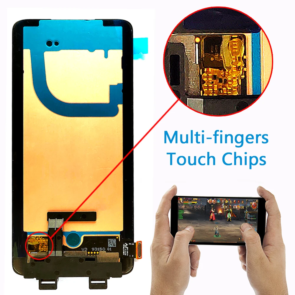 ЖК дисплей Fansu AMOLED для Oneplus 7 Pro сенсорный экран 6 67 дюйма дигитайзер в сборе 7Pro