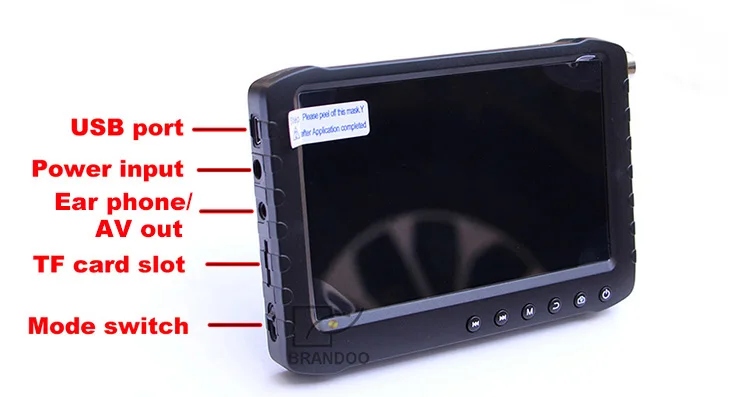 1080P AHD dvr 7 дюймов HD портативный DVR монитор cctv камера Дисплей Монитор для FHD TVI |
