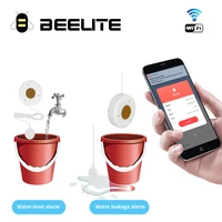 beelite smart wifi water leak sensor water detector water leakage alarm water immersing sensor phone notification security alarm