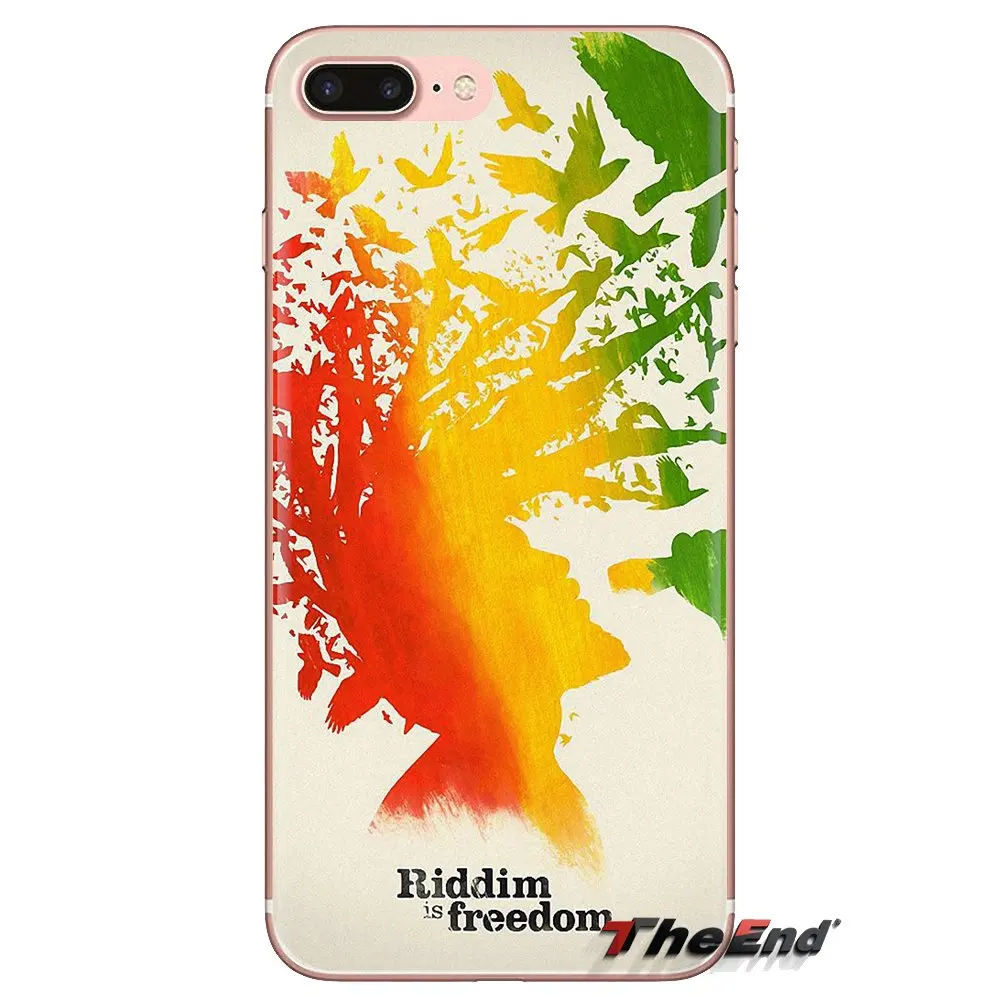 Reggae Красный Золотой Зеленый Ямайский мягкий прозрачный чехол для Xiaomi Redmi 4A S2 Note 3 3S