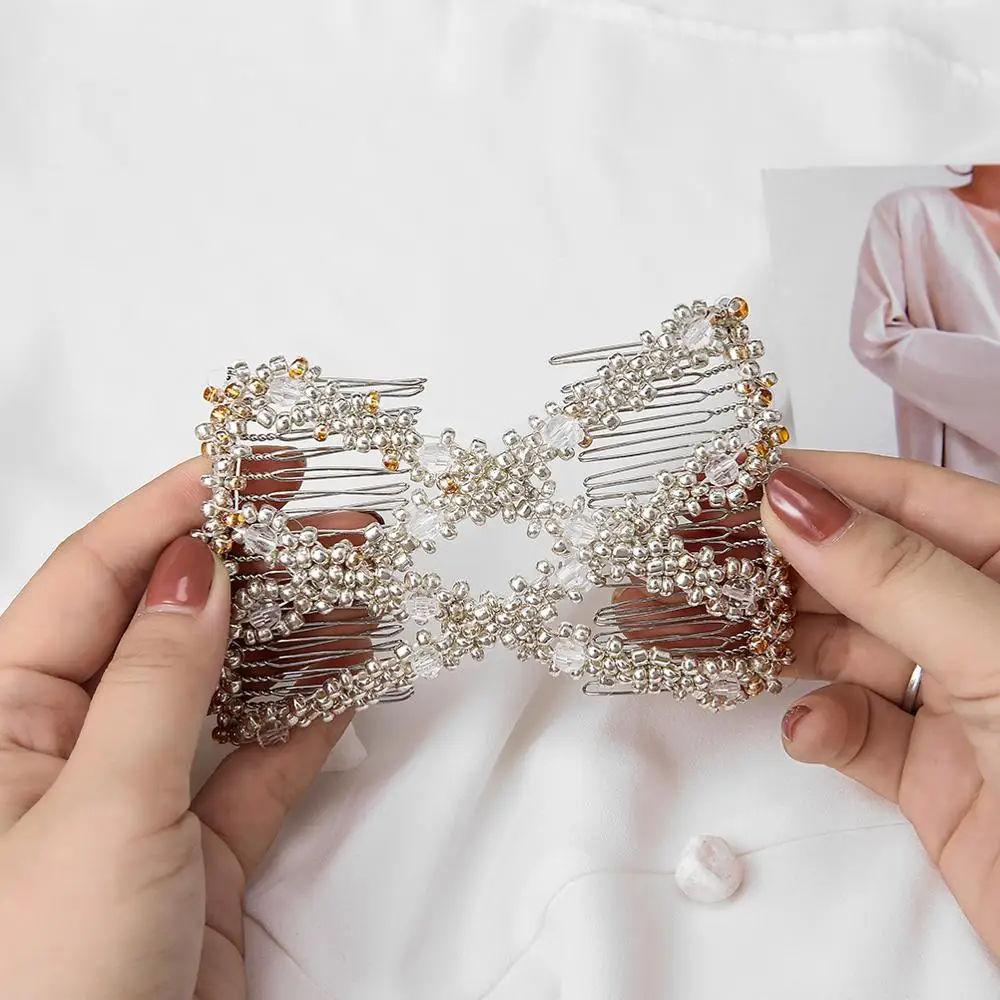 M MISM пластиковые жемчужные Волшебные гребни для волос Женские аксессуары женские