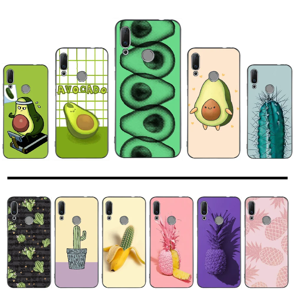Ананас кактус авокадо Роскошный Уникальный Дизайн чехол для телефона Huawei NOVA 2 2i 2s