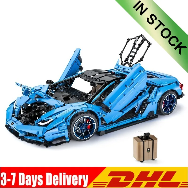 C61041 Lamborghinis 100 год Centenario 1:8 Hypercar Супер гоночный автомобиль Technic Moc 39933 модель