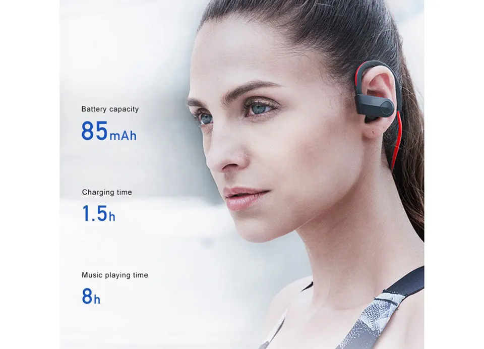 MEUYAG, новинка, K98, беспроводные Bluetooth наушники, стерео, спортивные, для бега, гарнитура с микрофоном, наушники с ушками, для iPhone, huawei
