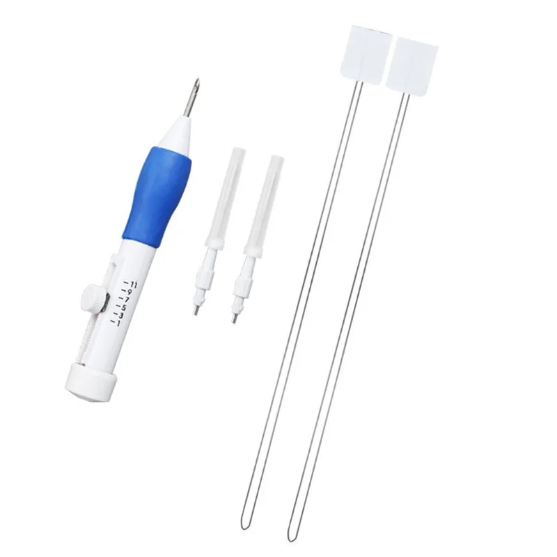 

Magic DIY Hand Embroidery Pen Patch Knitting Sewing Tool Kit Punch Needle