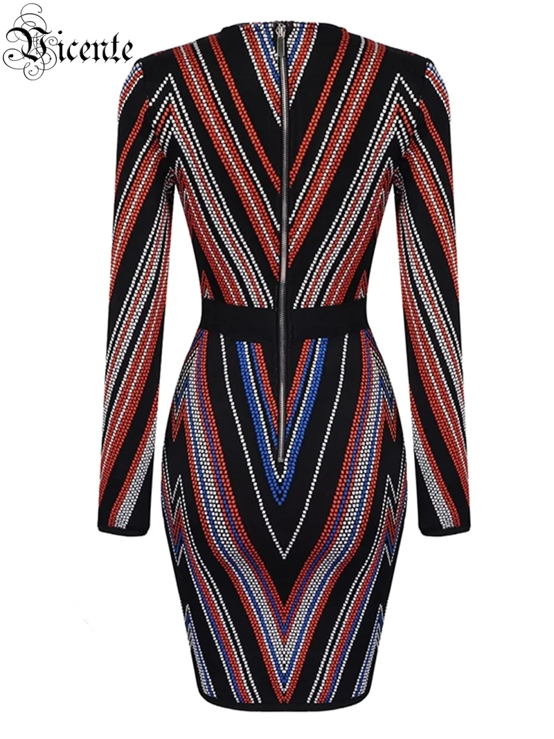 Новинка 2020 года: Шикарное роскошное жаккардовое мини-платье с геометрическим