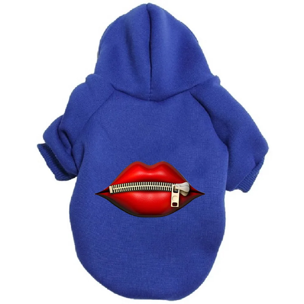 

XS-9XL Large Pet Dog Clothes for Small Dogs Hoodie Winter French Bulldog Cute Print Sweater Jacket Chihuahua Pug Puppy Costumes