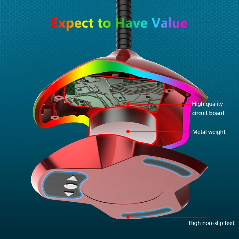 Простой микрофон для ПК компьютера ноутбука настольного Skype игровой USB веб-Гибкий