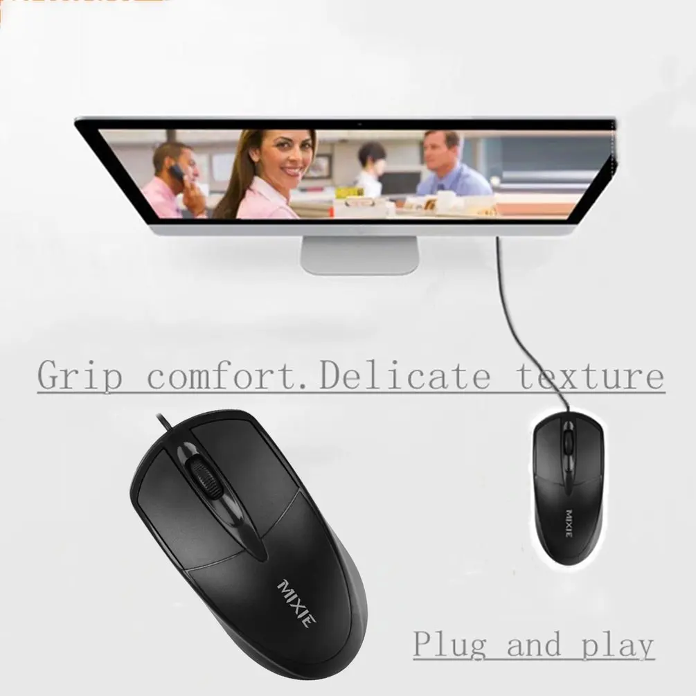 

USB Wired Mouse Ergonomic Durable ABS Gaming Mouse for PC Notebook Computer Gamer Professional Mouse Computer Accessories