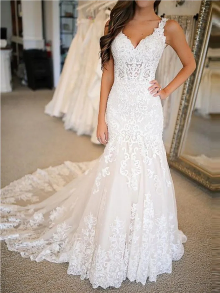 An058 хит продаж 2020 элегантные кружевные свадебные платья с корсетом и аппликацией