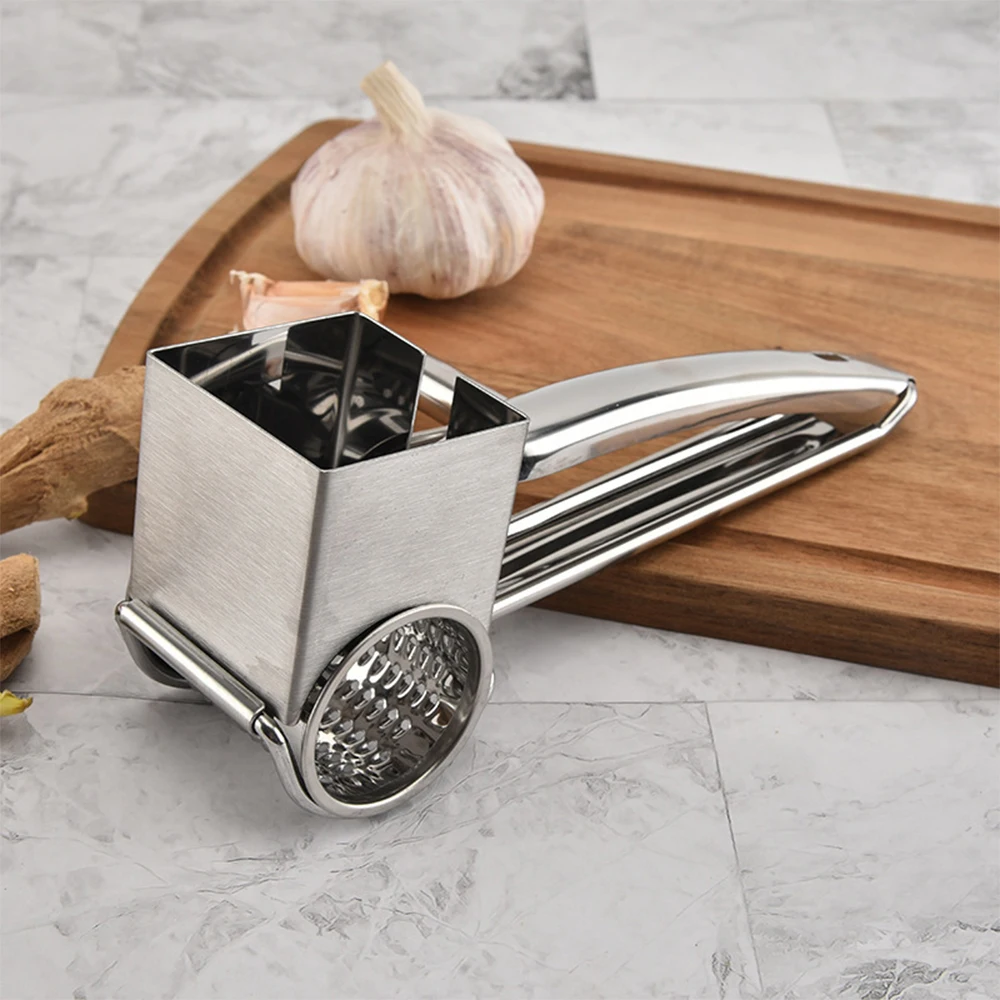 Ручная терка для сыра вращающаяся многофункциональная из нержавеющей стали