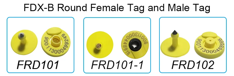 Прочный пассивный TPU 134,2 кГц FDX-B RFID EID Ушная бирка для свиней, коз, овец, коз, корова, животные, серьги, идентификация скота