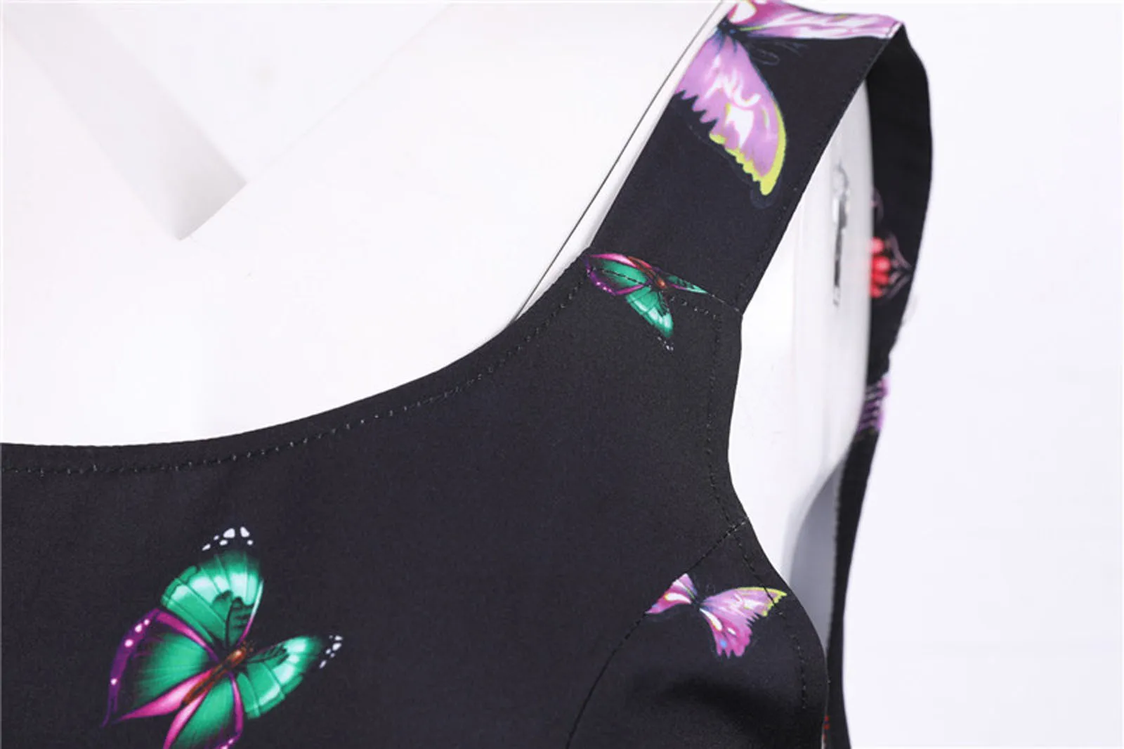 

kobieta sukienka Dress Women Sleeveless 2021 Fashion Print A-line 1950s Housewife Evening Party Prom Dress Summer Hot Dress