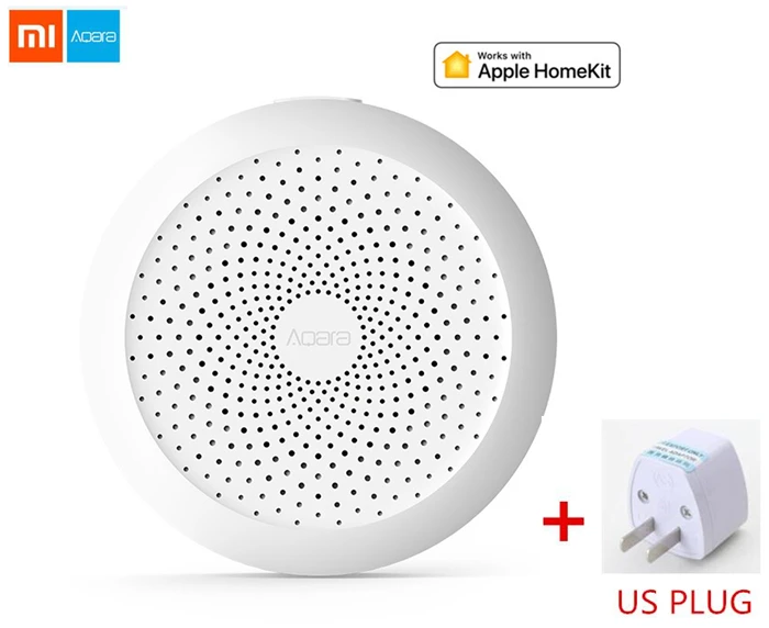Xiao mi jia Aqara концентратор mi Gateway с RGB светодиодный ночной Светильник Smart work с Apple Homekit mi home App Smart Home - Комплект: Набор4