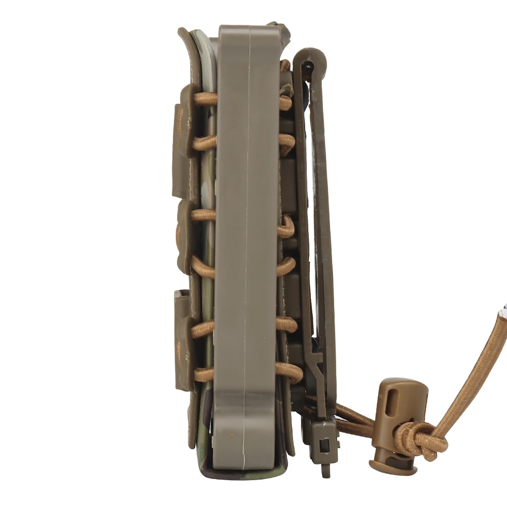 Tactical Magazine Pouch Molle Ar15 M4 5.56 7.62 9mm Quick Release Fast Mag TPR Holster Case Box Hunting Gear for System | Спорт и