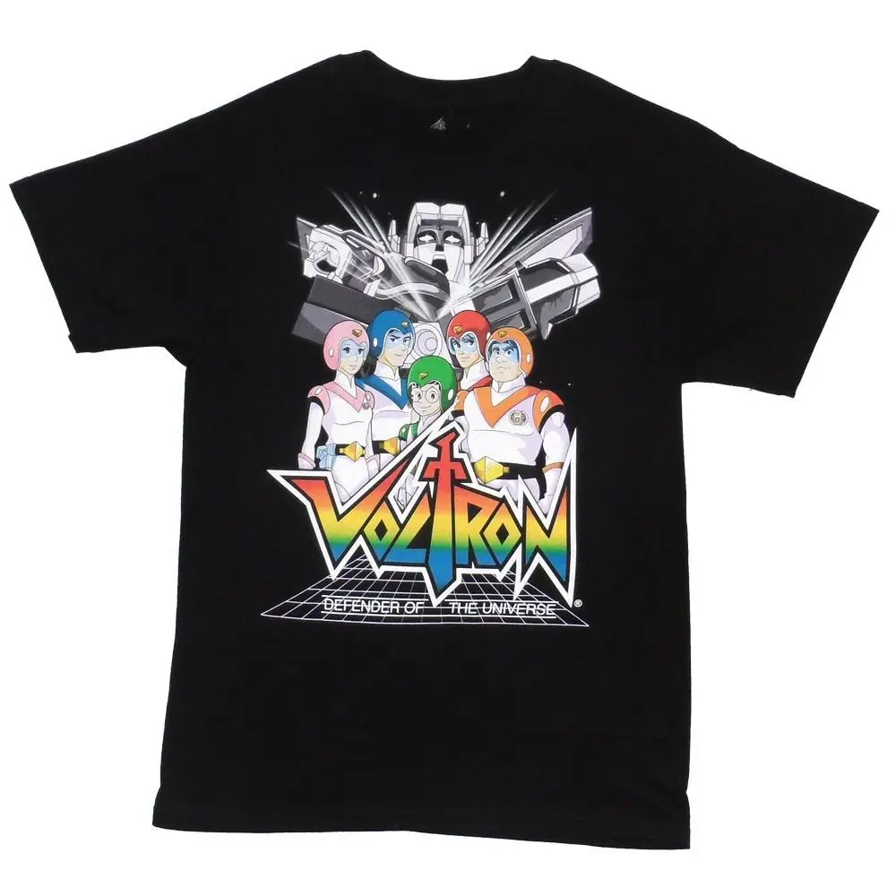 Voltron Defender Of The Universe Pilots Лицензированная футболка для взрослых Футболка с рисунком
