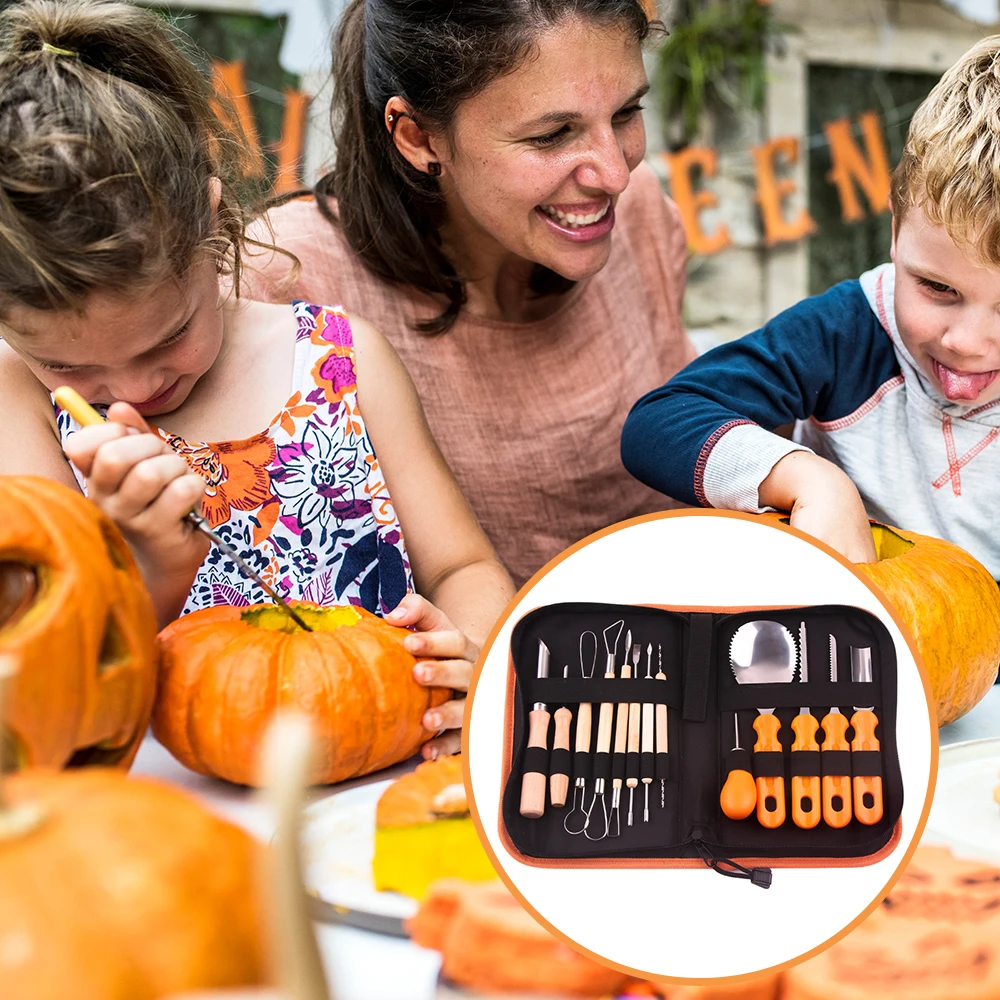 Хэллоуин Тыква Резьба Инструменты фонарики Профессиональный режущие ножи Набор