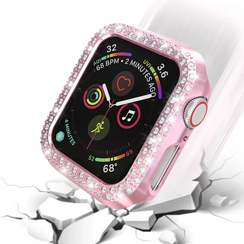 Чехол для iWatch 38/42/40/44 мм защитный чехол из поликарбоната с бриллиантами Apple Watch Series