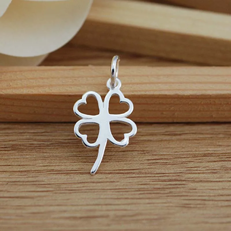 Подлинная реальная однотонная искусственная серебряная подвеска цветок