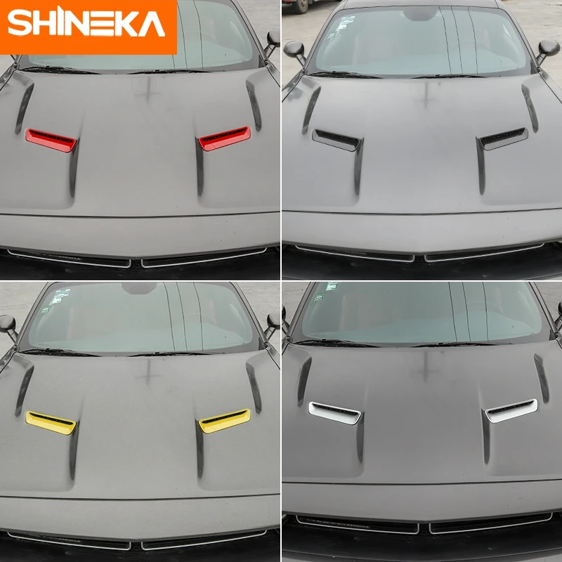 Стайлинг автомобиля наклейка для Dodge Challenger 2015 + аксессуары крышка двигателя
