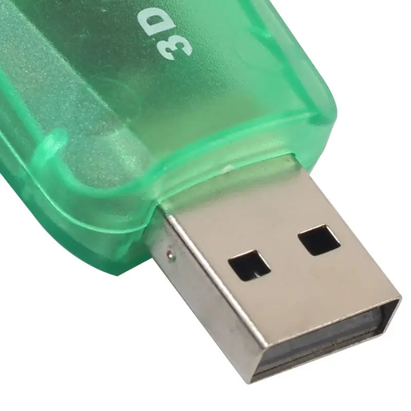 USB аудио адаптер внешний Звуковая карта с динамиком и разъемом для микрофона