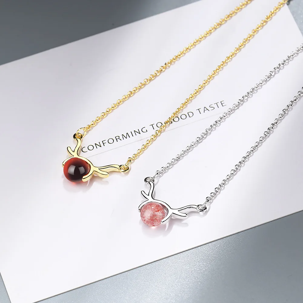 MEETSOFT посеребренное ожерелье с подвесками Минималистичная цепочка до ключицы