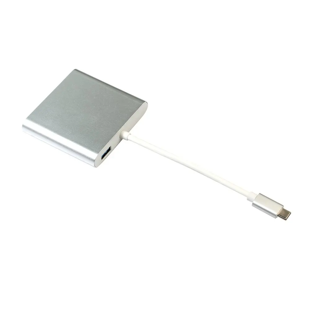 Преобразователь type-C в Hdmi 4 K Rj45 Usb 3 0 1 Usb-C многофункциональный удлинитель
