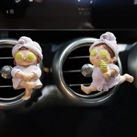 ice cream facial mask girl car ornaments car vents perfume clip air freshener automobile interior fragrance decoration