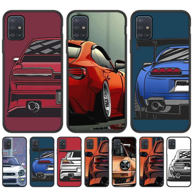 Luxury Sports Cars Soft Case For Samsung A51 Case Galaxy A52 A71 A50 A72 A70 A32 A12 A21S A31 A30 A13 A52S A11 A42 A40 A41 Cover