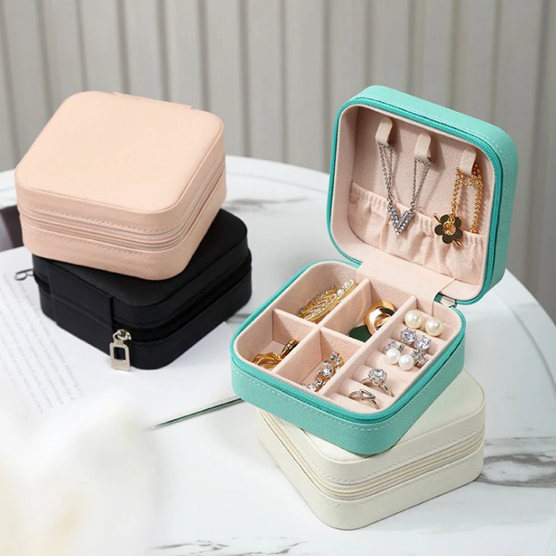 Wholesale Creative Portable Travel Storage Box Earrings Ring Mini Small Romantic Box