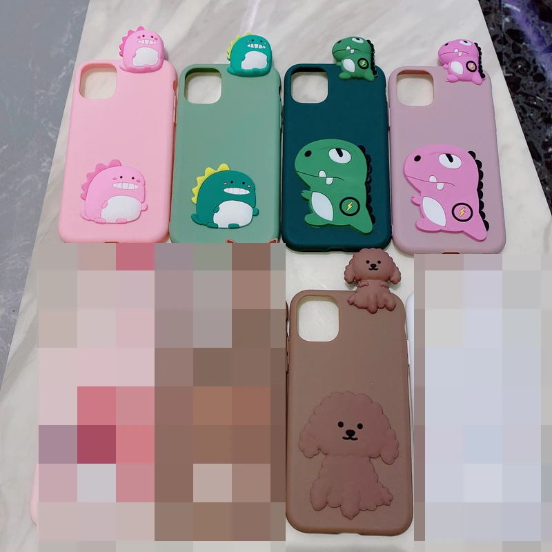 

Cute 3D Animal Silicone Phone Case for Xiaomi Mi CC9 Pro CC9E A2 A3 Lite 5X 6X Cases Soft TPU Cover for Xiaomi Pocophone F1 Etui