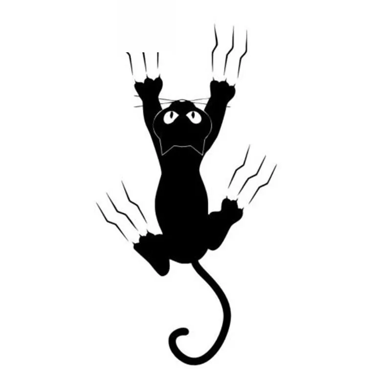 Автомобильная наклейка с кошачьими царапинами и когтями модные аксессуары для