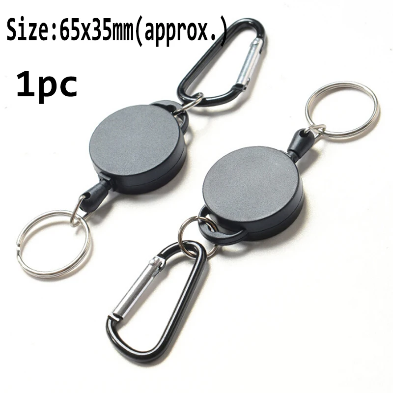 

1 шт., выдвижной креативный брелок для ключей с пряжкой