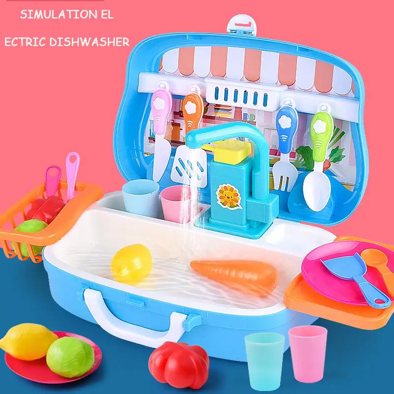 Детские кухонные игрушки Имитация посуда для приготовления пищи на платформе