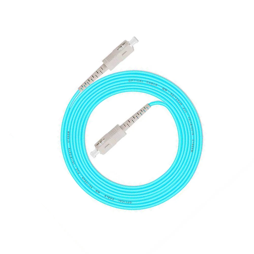 

5PCS/lot SCUPC -SCUPC OM3 Fiber Optic Patch Cord 10G 50/125 Fiber Cable Multimode Simplex Optical Jumper Optical cable jumper,
