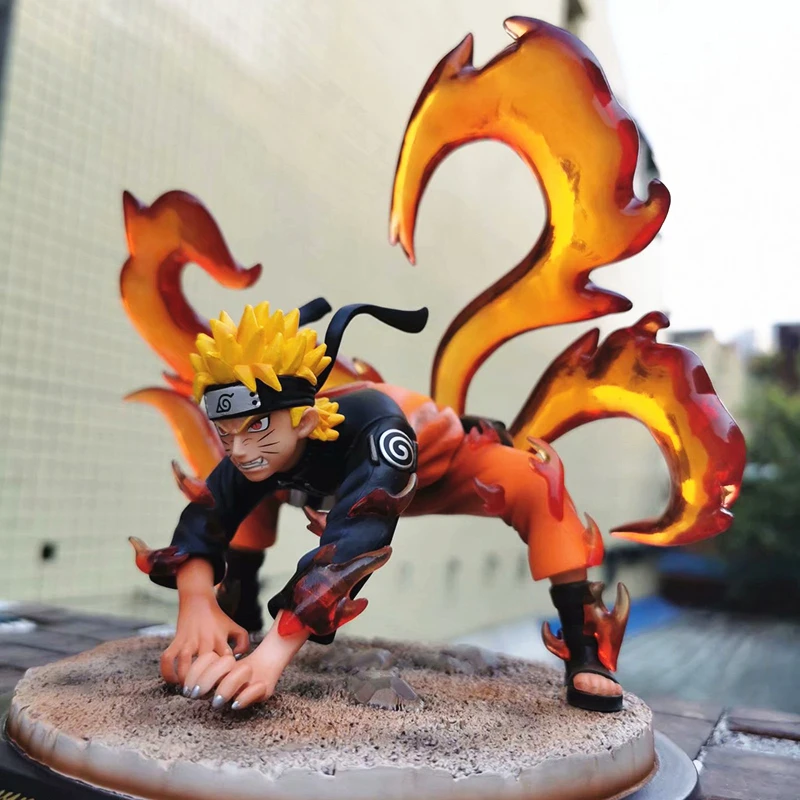 Новинка Аниме Фигурка Узумаки Наруто фигурка Shippuden GK Ninetales Наруто Коллекционная ПВХ фигурка модель игрушки 20 см