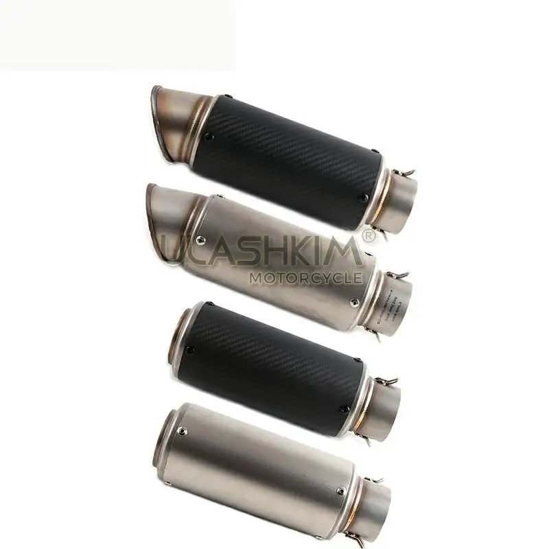 

Motorcycle Full Exhaust System Slip On For kawasaki Ninja 250 250R 300 Ninja250 ninja300 Middle Pipe With DB-KILLER